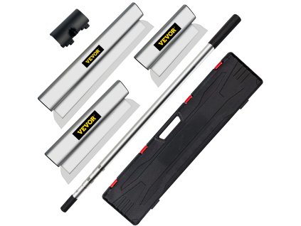 Spartľové stierky na sadrokartón 10/24/32in, 3 ks, oceľové s rukoväťou