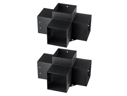 Sada 4-cestných rohových držiakov na stĺpy 6''×6'' vnút. 5.6×5.6, 2 ks