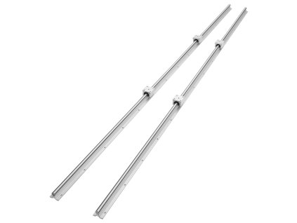 Lineárna sada vodičov sbr16 2000 mm, 2 ks lišt a 4 ks sbr16uu blokov