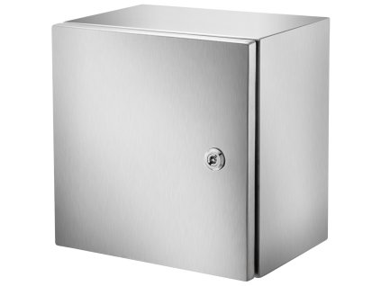 Nerezová skrinka 300×300×200 mm NEMA 4X IP66 s montážnou doskou