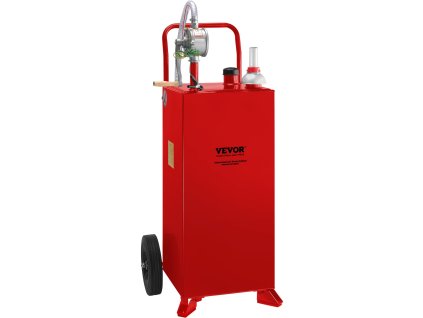 Prenosný zásobník paliva 30 gallon na 2 kolieskach s manuálnou pumpou