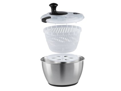 Odstredivka na šalát 4.75Qt jednoručná, misa z 304 nerezovej ocele