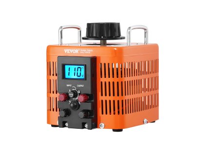 Autotransformátor 2000 VA 6.6 A 230 V vstup 0–300 V výstup s lcd