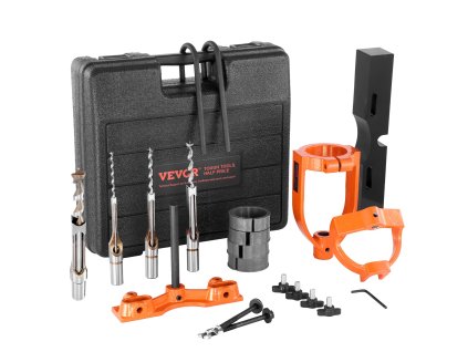 Prípravok na drážkovanie pre stolovú vŕtačku, 4 modely, 5 púzdier