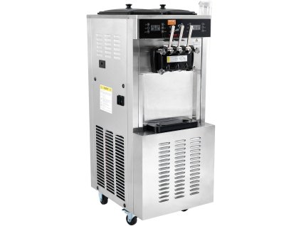 Stroj na točenú zmrzlinu 34–44 L/H 1850W 3 príchute 2×9L nerez nádoby
