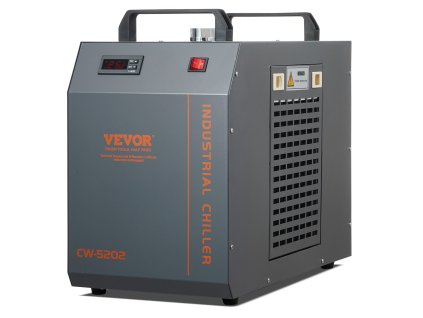 Vodný chladič pre CO2 laser CW-5202 s kompresorom, nádrž 7 l, 18 l/min