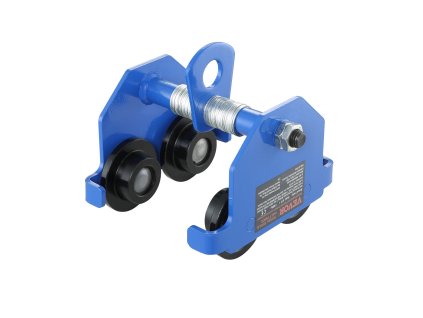 Manuálny vozík na i-nosník 1100 lbs/0.5 ton, 63.5-139.7 mm, oceľ