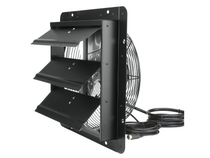 Ventilátor so žalúziou 356 mm, ec motor, 1024 CFM, s regulátorom