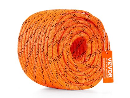 Lano arboristické polyester, dvojitý oplet 3/8"×120' 48-pramenné