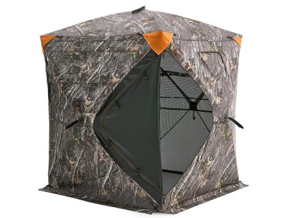 Poľovnícky úkryt 270° priehľadný jednosmerný sieťový pre 1–2 osoby