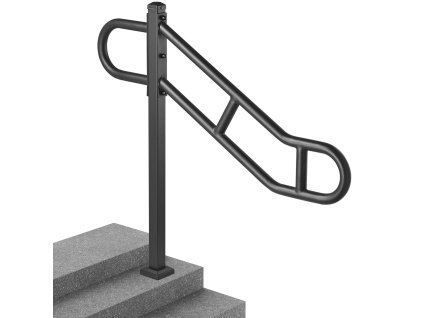 Stĺpikové zábradlie na 1–3 vonkajšie schody 102.9 cm montáž na podlahu