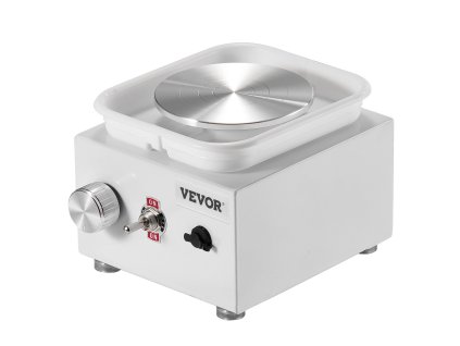 Mini hrnčiarsky kruh 0–320rpm, odnímateľná miska 2 platne 2.56/3.94in