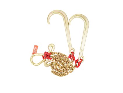 Tažná rozdeľovacia reťaz 5/16" × 2' s 15" j a grab hákmi 10800 lbs