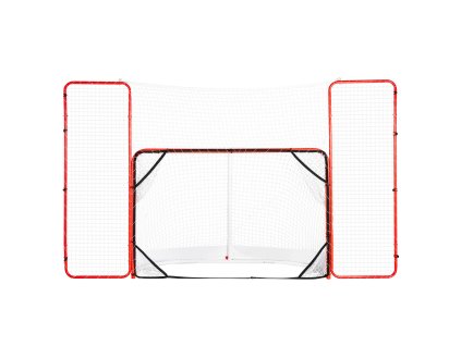 Hokejová bránka pouličná s oceľovým rámom a terčami 182.9 cm