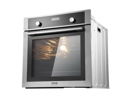 Vstavaná elektrická rúra 24" 2.68 Cu.Ft ohrev 200°C/5min 9 funkcií