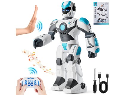 Programovateľný rc robot 2.4GHz, gestá a hlas, pre deti 6–12