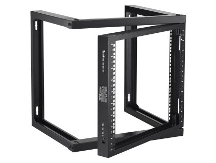 Stojan na stenu 9U otvorený rack nosnosť 68.04 kg 530×450×520mm
