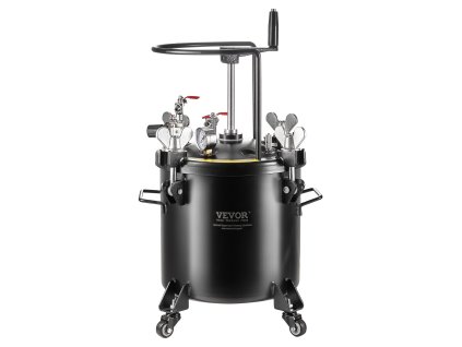Tlakový hrniec na farbu 20L/5gal, 70 psi nastaviteľný s kolieskami