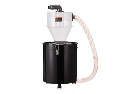 Cyklónový separátor prachu s kovovou nádržou, 4" retrofit 2" o.d., 50l