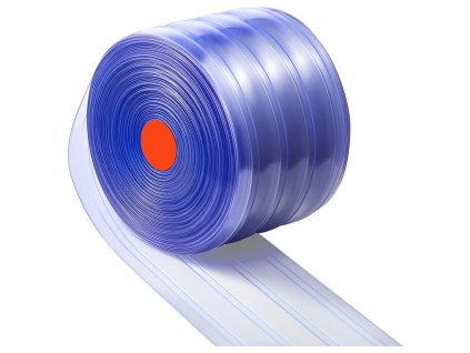 Pvc lamelová záclona rebrovaná 45.7 m×20 cm na rolke pre dvere