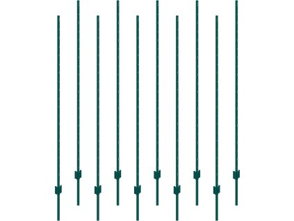 Stĺpik plotový kovový, dĺžka 182,9 cm, balenie 10 ks, zelený