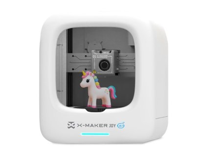 AOSEED X-MAKER JOY AI+ V4.0 3D Printer for Kids, 120x120x120mm Build Volume, 260℃ Nozzle Temperature, 300mm/s Print Speed, Wi-Fi & App Control, Fully Enclosed