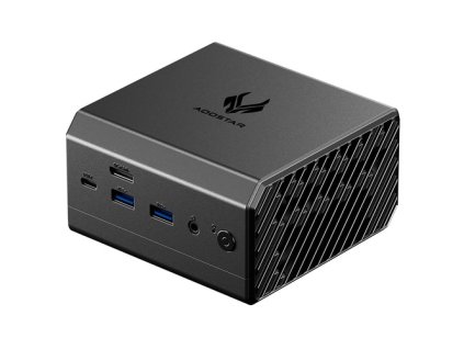 AOOSTAR GT37 Mini PC, AMD Ryzen AI9 HX370 12 Cores Max 5.1GHz, 32GB LPDDR5X RAM 1TB SSD, HDMI+DP+USB4 Triple Display, WiFi 7 Bluetooth 5.3, 4*USB3.2, 2*2.5G RJ45, 1*OCulink, 1*Audio - EU Plug