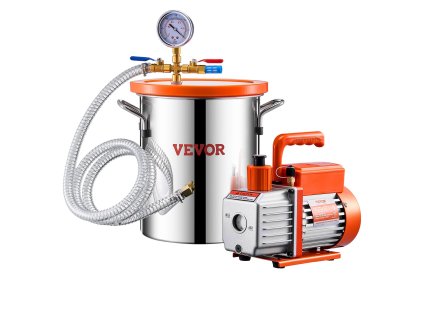 Vákuová komora 11 L (3 gallon) s pumpou 100 L/min a hadicou 1.5 m