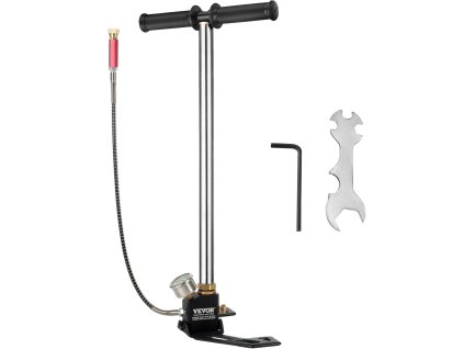 Ručná 3-stupňová pumpa na pcp 4500 psi (0-30 MPa) s nerezom 301