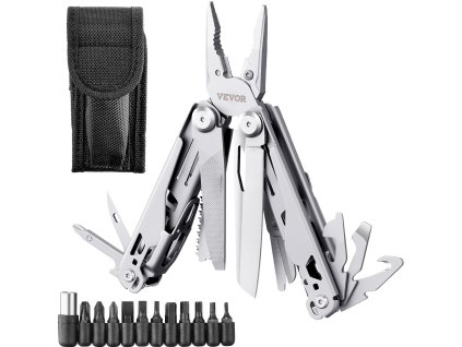 Multinástroj 17 v 1 kliešte s nožom, nožnicami, pilkou, poistkou
