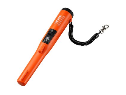 Pinpointer vodotesný ip68 114mm/4.5" dosah 3 režimy lcd s puzdrom a 9V