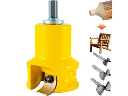 Fréza na čapy 1.5" / 38 mm, hliník a oceľ, dvojité zahnuté čepele