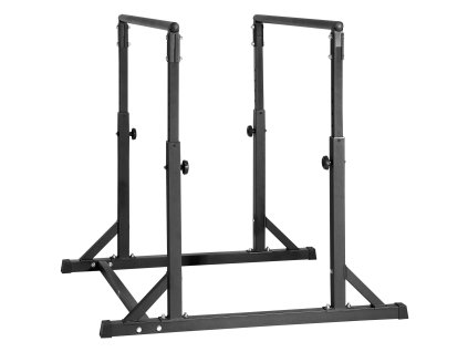 Stojan na dips, paralelné bradlá, nastaviteľná výška, nosnosť 363 kg