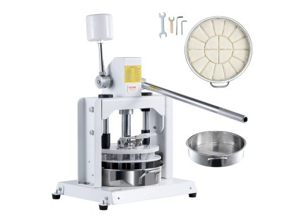 Ručný delič na cesto 18 ks, 2.11oz-9.88oz, 304 nerez tácka/čepeľ