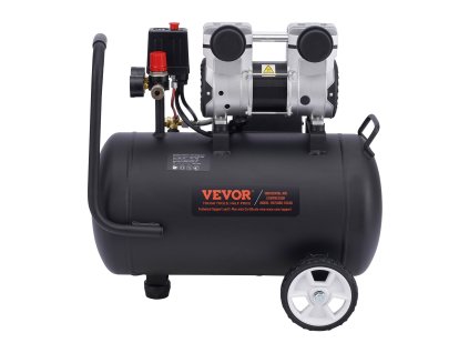 Vzduchový kompresor 8 gallon nádrž, 1hp, 2.2 cfm@90 psi, bezolejový