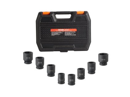 Sada hlavíc na maticu nápravy 3/4" 6-hran. 8-dielna metrická