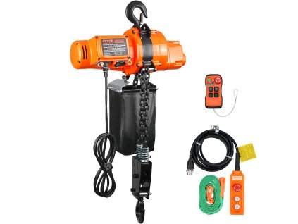 Elektrický reťazový kladkostroj jednofázový 997.9 kg zdvih 609.6 cm