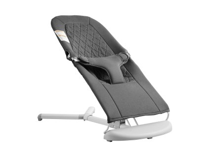 Skladacie lehátko 0–9 mesiacov, 2 polohy, 3-bodový pás, tmavosivé