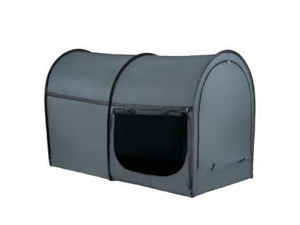 Posteľný stan 4 dvere priedušný zatemňujúci 0.28 in tyče 190×99×119cm