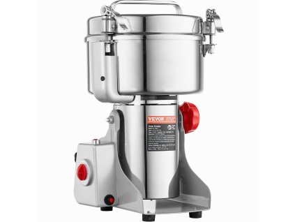 Elektrický mlynček na obilniny 2500g 3400W nerezový na suché zrná