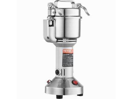 Elektrický mlynček na zrno 750g 2000W nerezový pre suché zrná, korenie