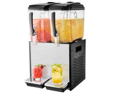 Výdajník nápojov 2×12 l nerez 286 W chladenie 45°F–54°F pre bar