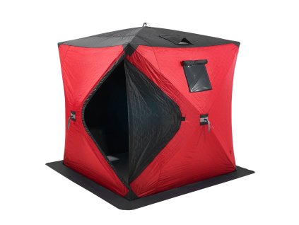 Prenosný izolovaný rybársky stan pop-up 3–4 osoby, 35 sq ft, 71"×71"