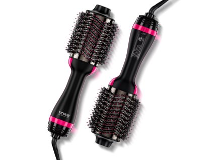 Kefa na vlasy 4 v 1, iónová, titán, keramický valec 75mm, 3 teploty