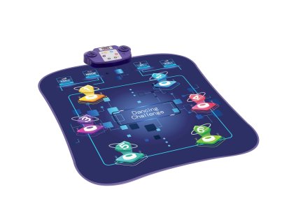 Tanečná podložka 6 tlačidiel, Bluetooth, LED, 5 režimov vstavaná hudba