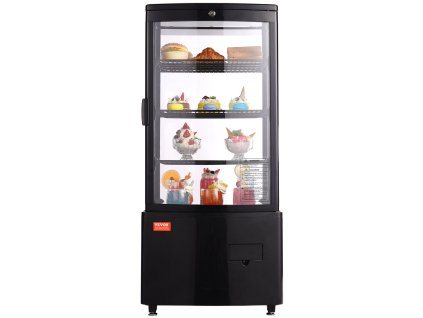 Chladiaca vitrína na pečivo 3 Cu.Ft/85L, 3 police, LED, s zámkom