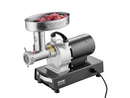 Elektrický mlynček na mäso 9 lbs/min, nerez, nôž, sitko, klobásovač