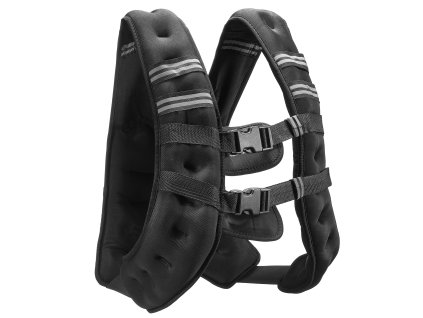 Závažová vesta 20 lbs, nastaviteľná pracka, reflexná páska na beh