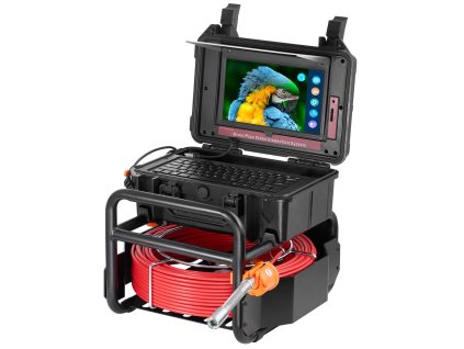 Kanálová kamera 50 m s 10,1" dotykovým displejom, 512 hz, ip67, 12 led