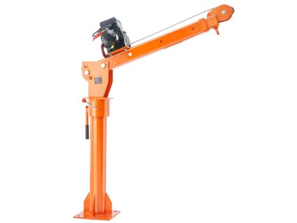 Elektrický žeriav na pick-up nosnosť 997,9 kg 360° otočný s ramenom